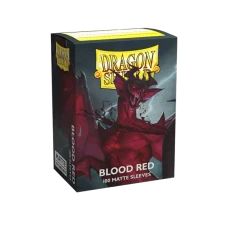 Dragon Shield | Blood Red 100 matte sleeves