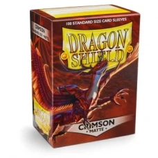 Dragon Shield | Crimson 100 matte sleeves