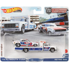 Hot Wheels | Team Transport: '72 Plymouth Cuda FC Retro Rig
