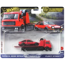 Hot Wheels | Team Transport: Toyota AE86 Sprinter Trueno & Fleet Street