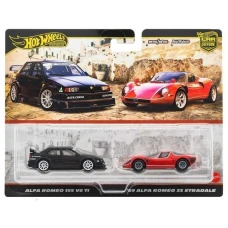 Hot Wheels | 2-Pack: Alfa Romeo 155 V6 TI &  '69 Alfa Romeo 33 Stradale 