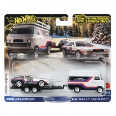 Hot Wheels | Team Transport: DMC Delorean & HW Rally Hauler