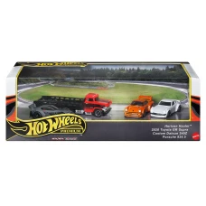 Hot Wheels | Set: Horizon Hauler, 2020 Toyota GR Supra, Custom Datsun 240Z, Porsche 934.5