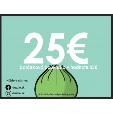 Dazzle.sk | Darčeková poukážka 25€