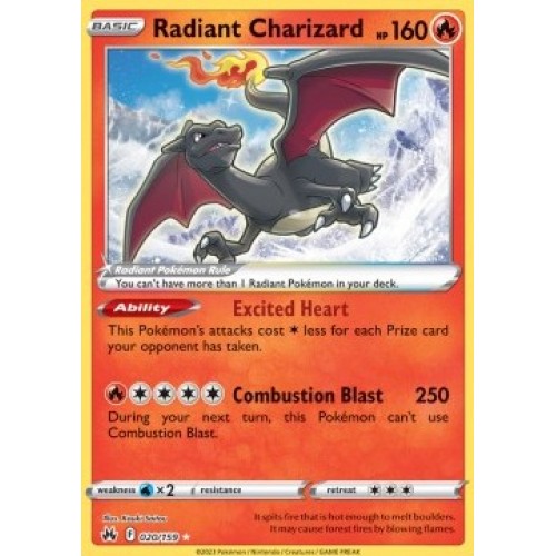 Radiant Charizard 020/159