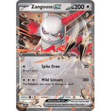 Zangoose ex 167/217