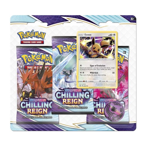 Chilling Reign 3-pack blister Eevee